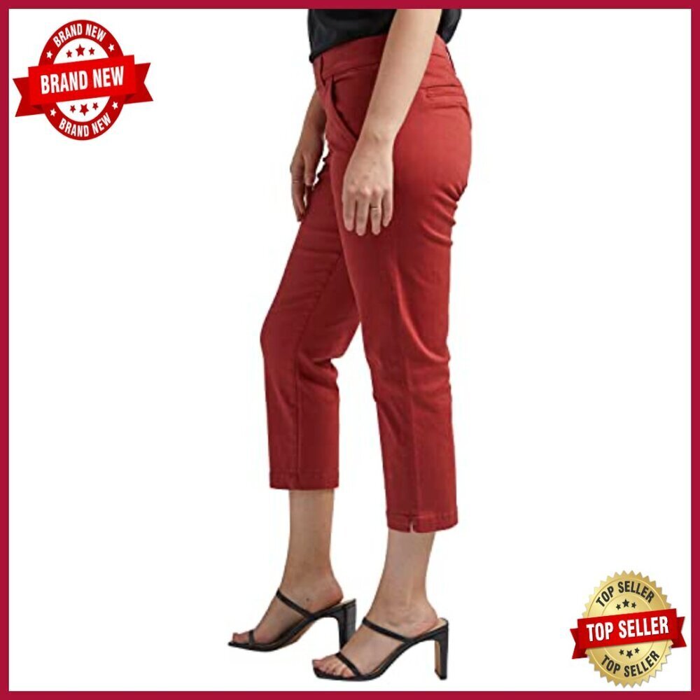 Mid Rise Pull-On Capri Pants, Cotton Blend, 24" Inseam, 4 Pockets - Picture 2 of 5